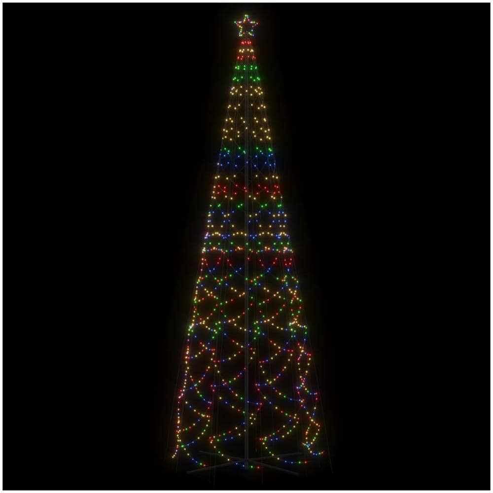 Albero di Natale a Cono Colorato 1400 LED 160x500 cm - Foto 2