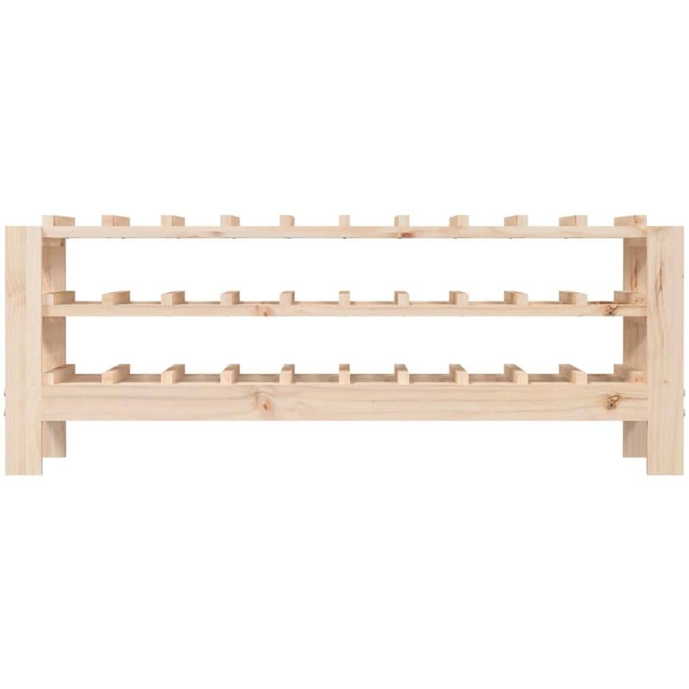 Portavini 109,5x30x42 Cm In Legno Massello Di Pino - Foto 2