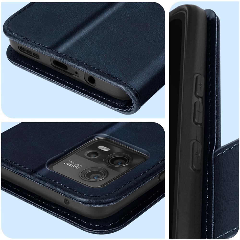 Custodia Per Motorola Moto G72 Portafoglio Supporto Video E Cinturino - Foto 2