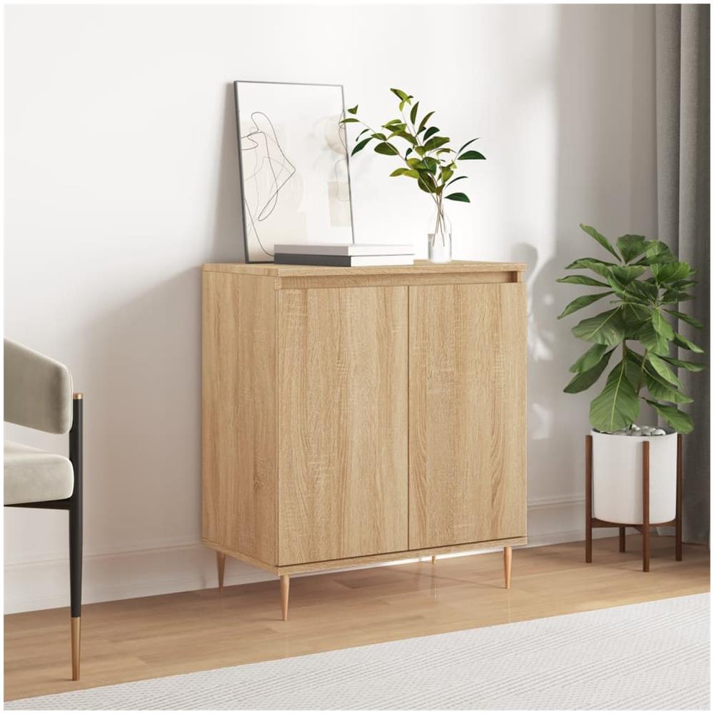 Credenza Rovere Sonoma 60x35x70 Cm In Legno Multistrato - Foto 1