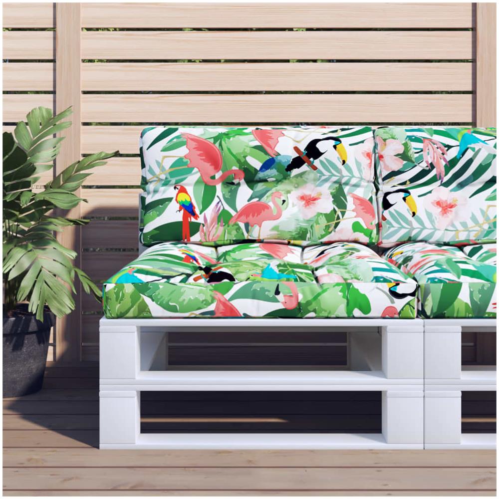 Cuscino Per Pallet Multicolore 80x40x12 Cm In Tessuto - Foto 1