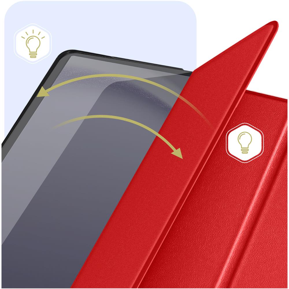 Custodia Per Samsung Tab A9 Plus Copertina Trifold Supporto E Digitazione - Foto 2