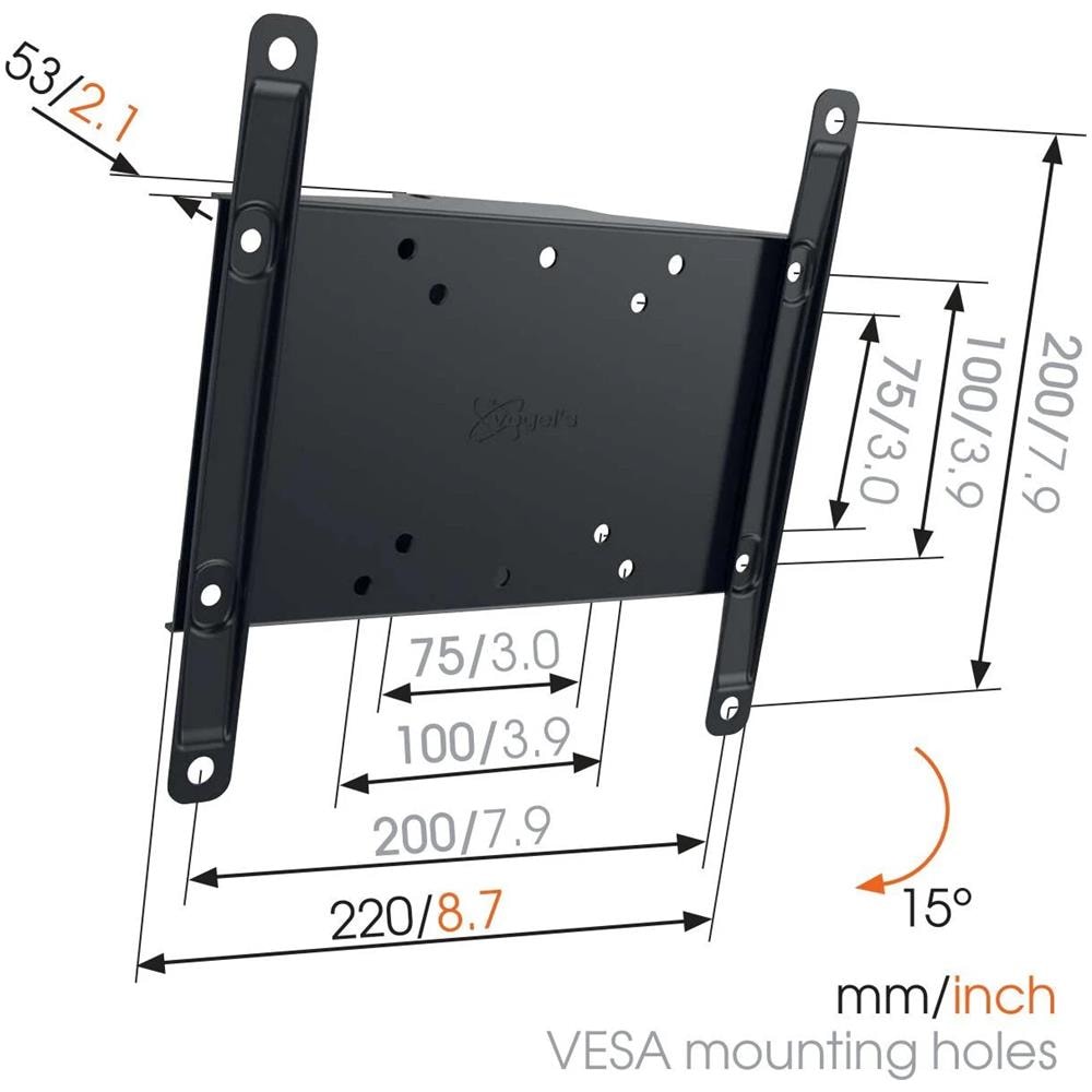 Supporto TV MA2010-A1 40" a Parete 30 kg 1 x Display Nero - Foto 5
