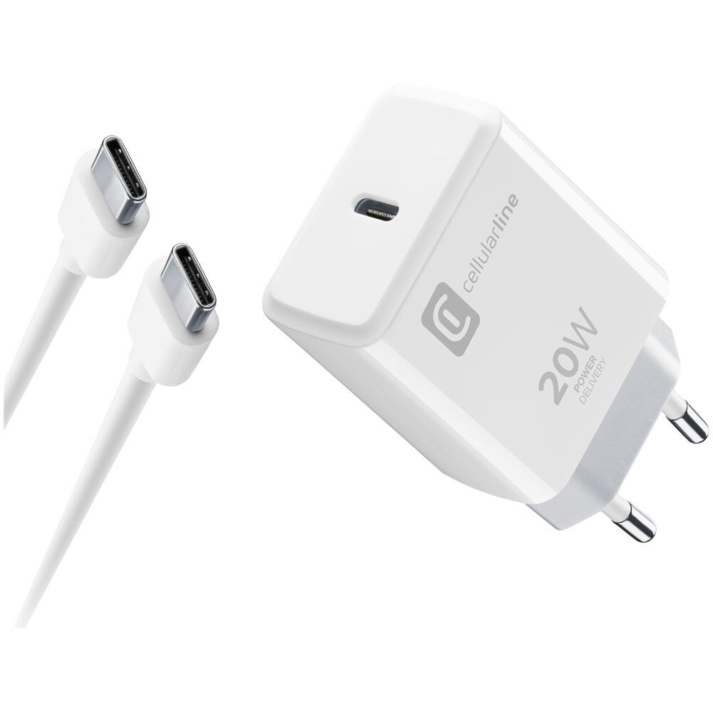 Charger Kit 20W - For iPhone 15 Series Charger Kit 20W For iPhone 15 Series formato da un caricabatteria USB-C 20W + un cavo USB-C - Foto 1
