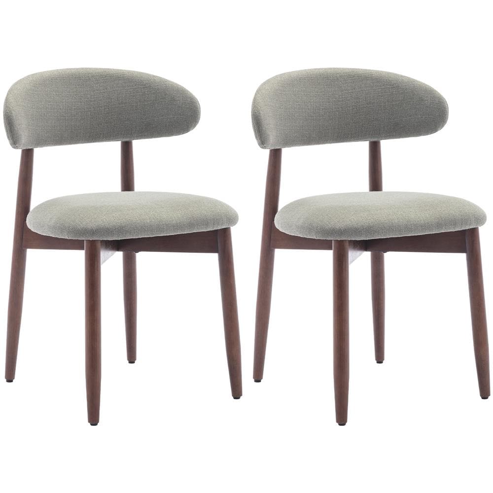 Sedie Da Pranzo, Set Da 2 Pezzi, Sedie Robuste Ed Eleganti In Stile Nordico Minimalista, Ideali Per Sala Da Pranzo E Cucina, Colore Verde - Foto 1