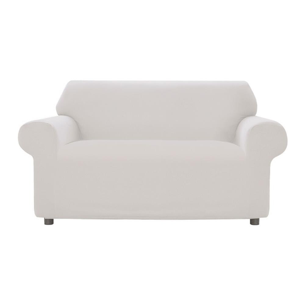 Copridivano E Copri Poltrona Antimacchia Sof&agrave; Elasticizzato Modello Magico Div 2Posti Bianco - Foto 2