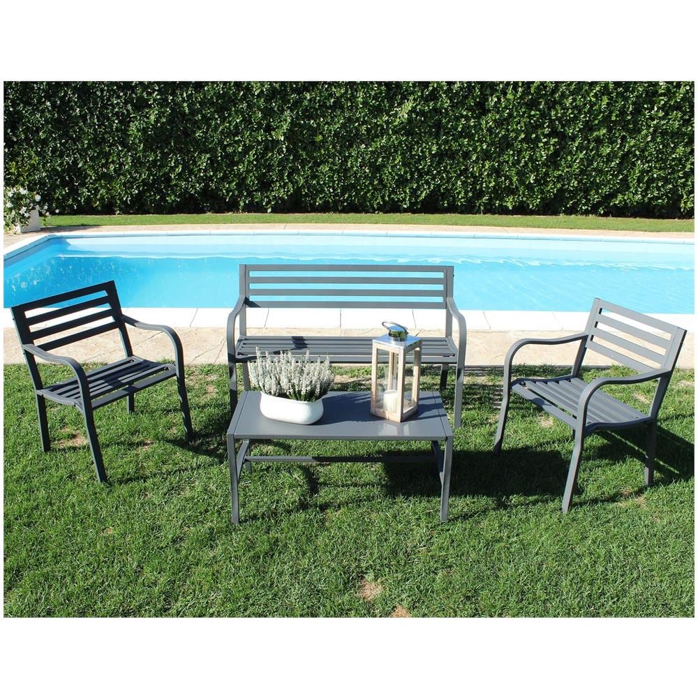 Aelana - Salotto Da Giardino 2 Posti In Ferro - Foto 1