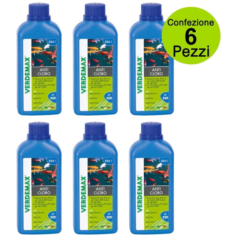 Multipack Da 6 Pz Anticloro Per Laghetto E Piscine Dose Per Litri 30.000 - Foto 1