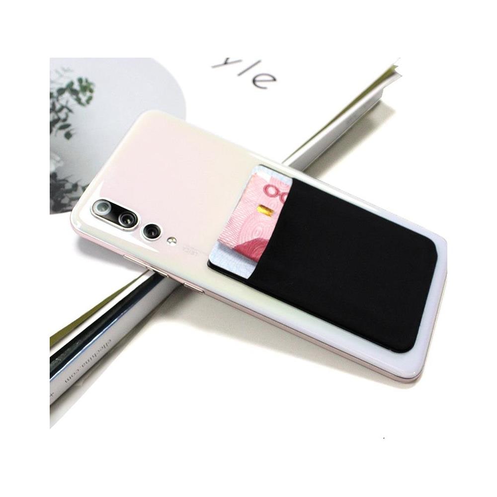 Tasca Porta Carte Autoadesiva Per Cellulare Nero - Foto 2