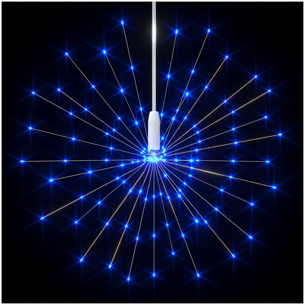 Luce Di Natale Fuochi Artificio Blu 50 Cm 140 Led - Foto 3