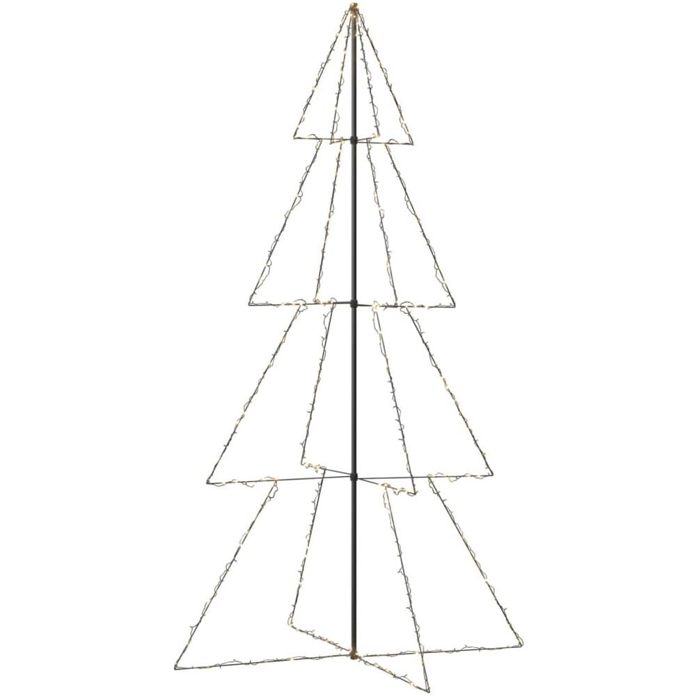 Albero di Natale a Cono 360 LED per Interni Esterni 143x250 cm - Foto 1