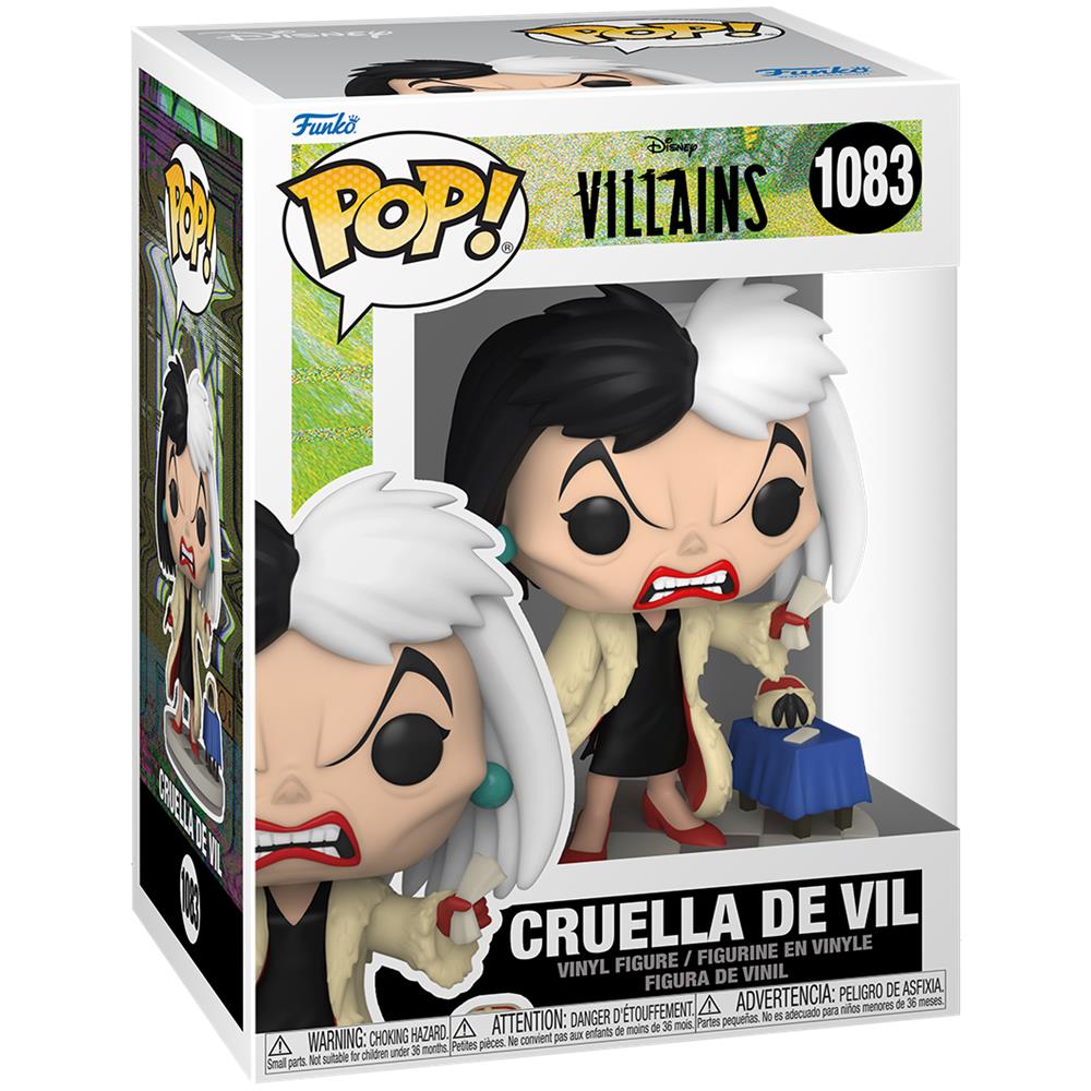 Disney: Villains Pop! Disney Vinyl Figure Cruella De Vil 9 Cm - Foto 2