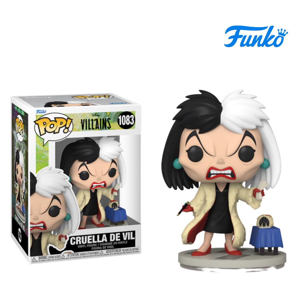 Disney: Villains Pop! Disney Vinyl Figure Cruella De Vil 9 Cm - Foto 4