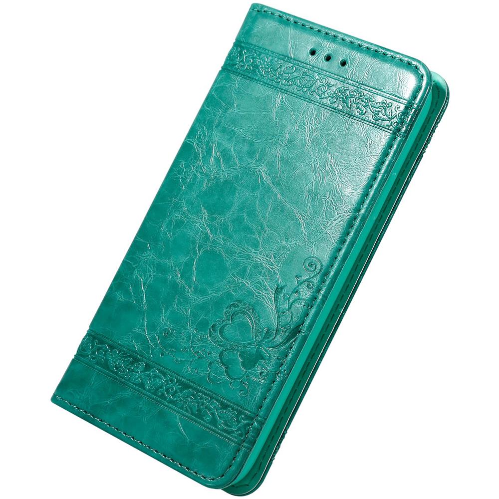 Custodia Compatibile Con Apple Iphone 11 Pro Max In Turchese Con Ornamenti - Coperchio Protettiva Con Chiusura Magnetica, Funzione Stand E Tasca Per Le Carte - Foto 8