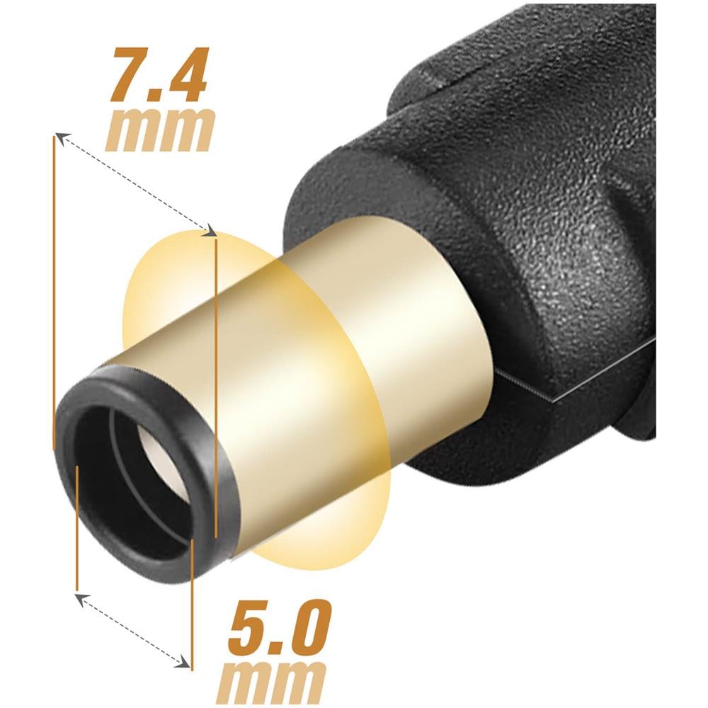 Adattatore Di Ricarica Da Usb-c A Computer Portatile Dell 7,4 X 5,0 Mm, Nero - Foto 5