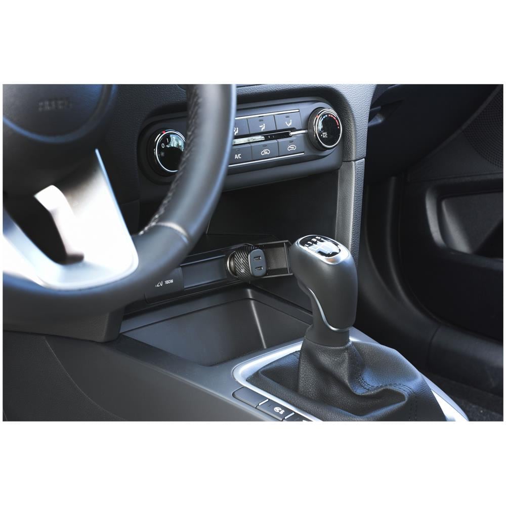 Car Multipower DUO Universale Nero Accendisigari Auto - Foto 3