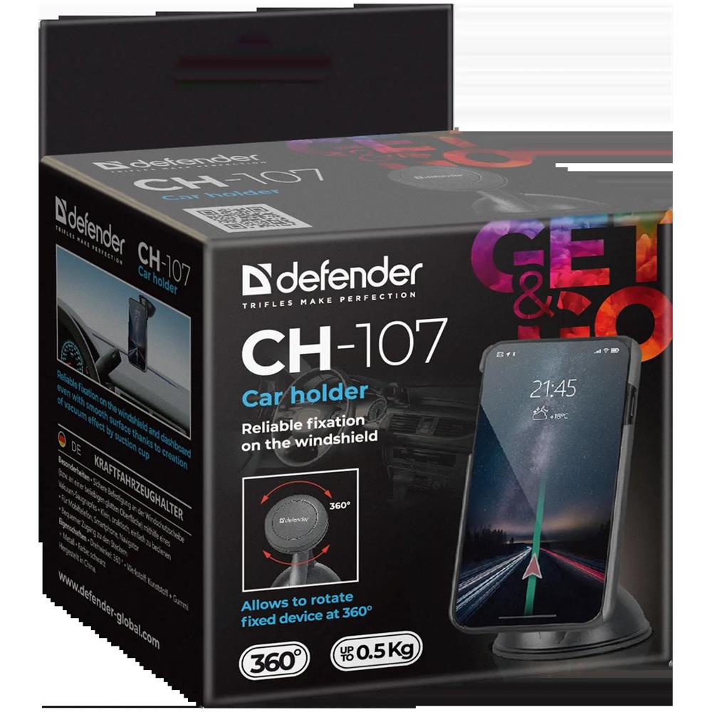 CH-107 Supporto passivo Telefono cellulare /smartphone, Navigatore Nero - Foto 9