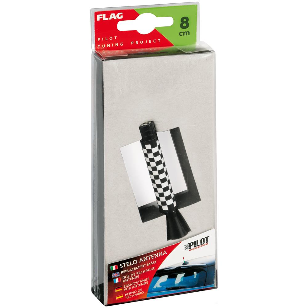 Stelo Antenna Flag 8cm Chequer - Foto 4