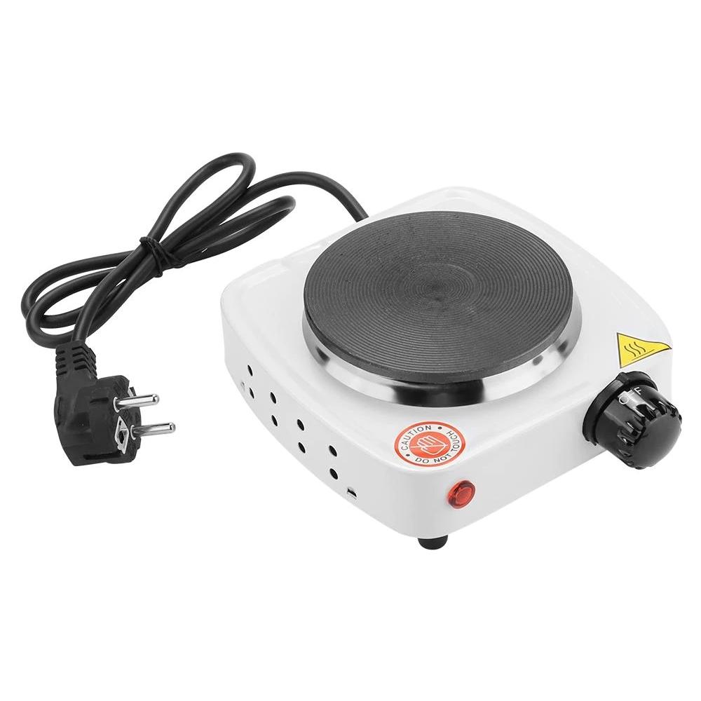 Mini Fornello Elettrico 500w Regolabile Piastra Ghisa Viaggio Campeggio 108 Mm - Foto 3
