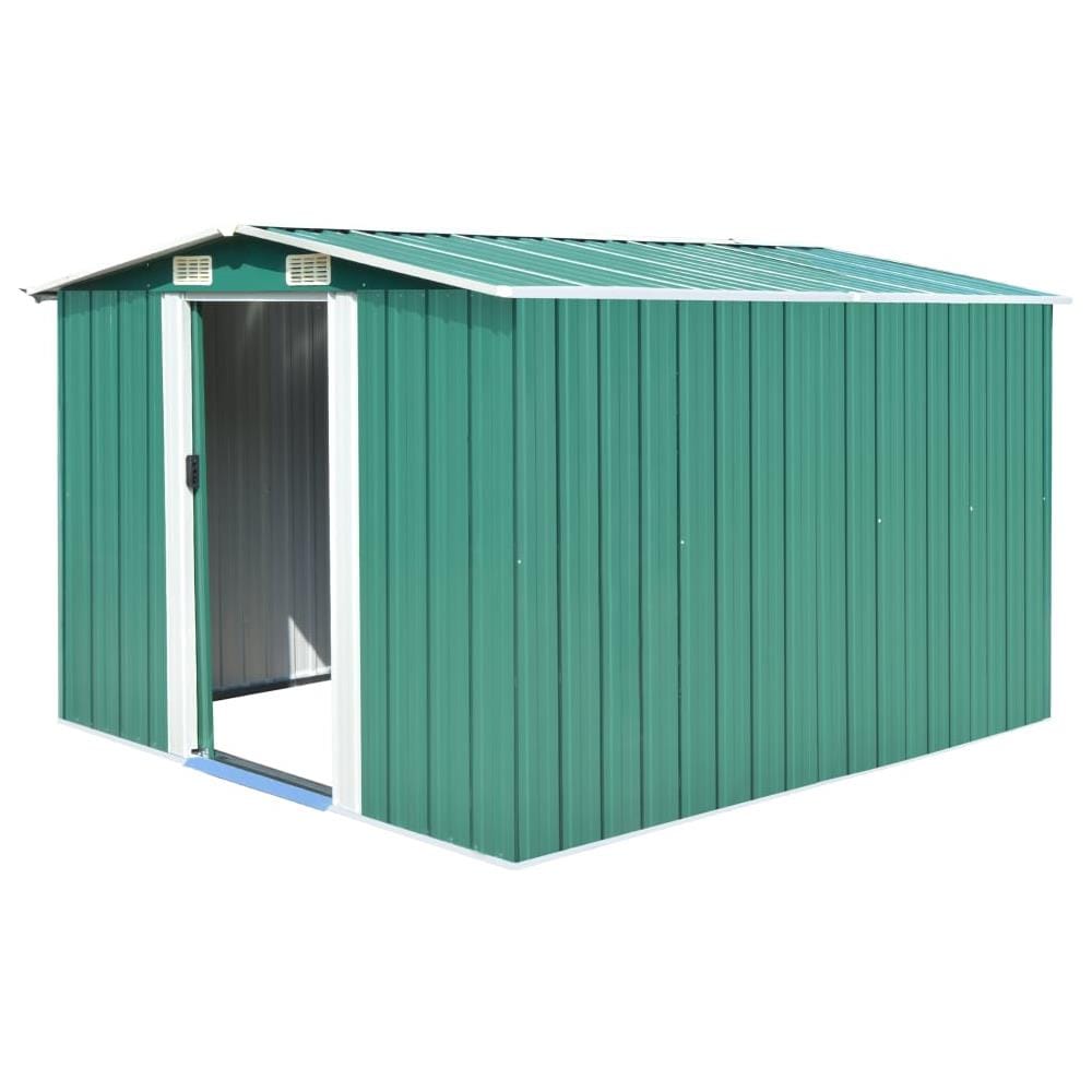 Capanno Da Giardino 257x298x178 Cm In Metallo Verde - Foto 1