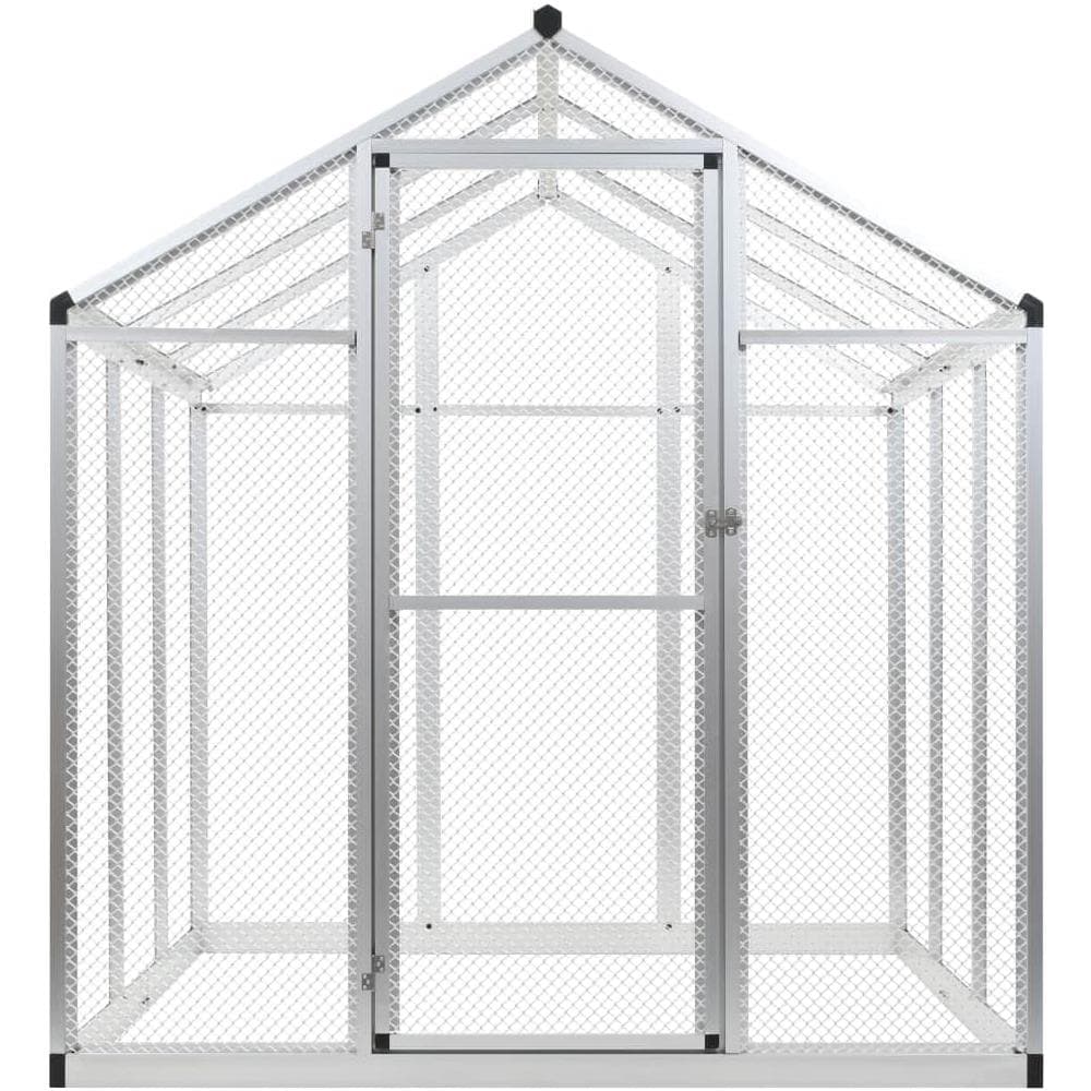 Voliera Da Giardino In Alluminio 183x178x194 Cm - Foto 2