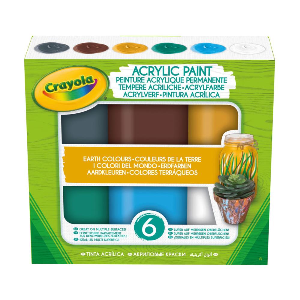 54-4411 - 6 Tempere Acriliche - Colori Della Terra - Foto 1