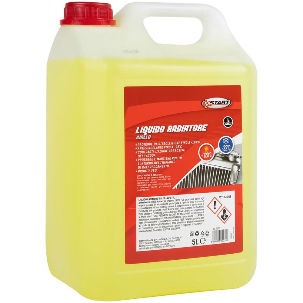 Liquido Radiatore Giallo 5l -22â°c Per Motori Monoblocco In Alluminio - Foto 4