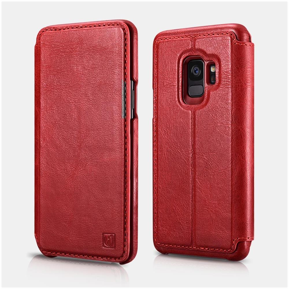 Samsung Galaxy S9 Folio Case 2 In 1 Staccabile In Pelle Serie Distinguished Deluxe Red - Foto 1