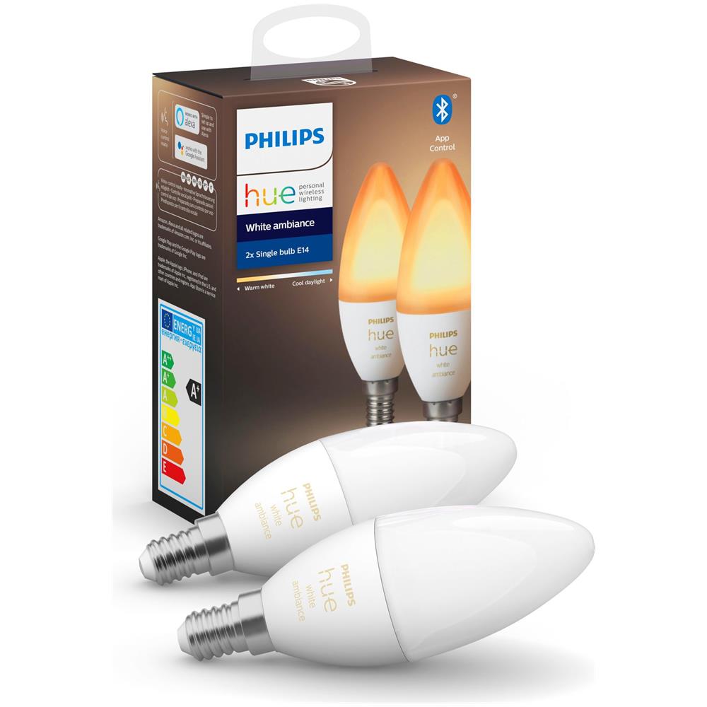 Hue White Amb. E14 Doppelpack 2x470lm - Foto 1