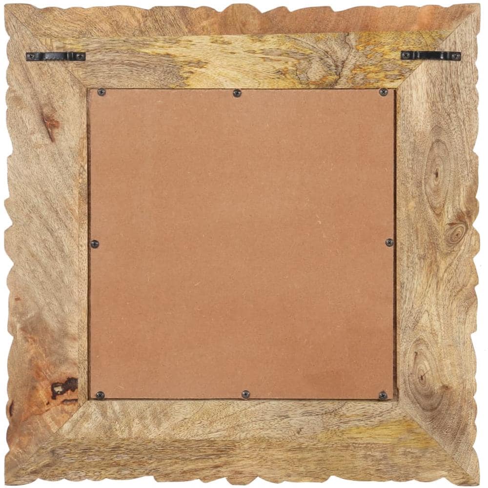 Specchio 50x50 cm in Legno Massello di Mango - Foto 2