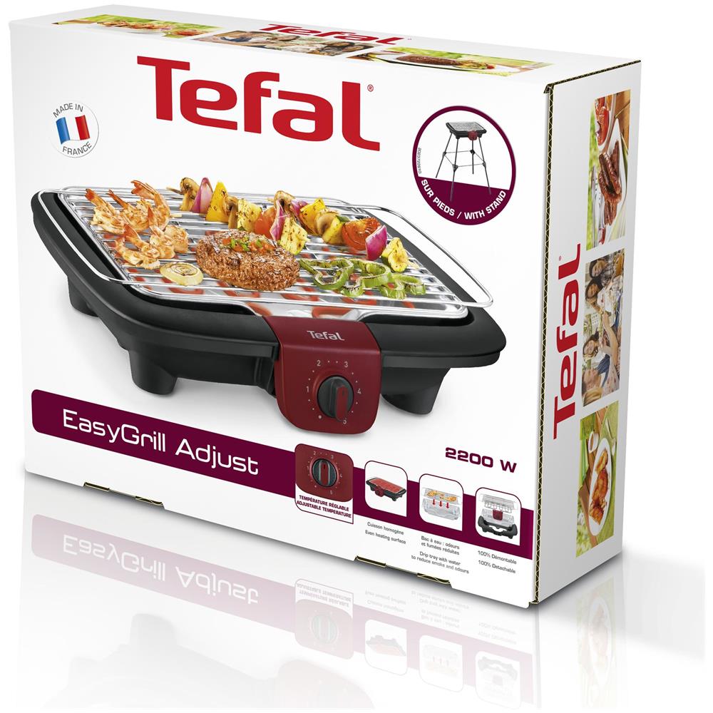 Luminens BG90F5 Barbecue Da tavolo Elettrico 2300W Nero, Acciaio inossidabile barbecue e bistecchiera - Foto 2