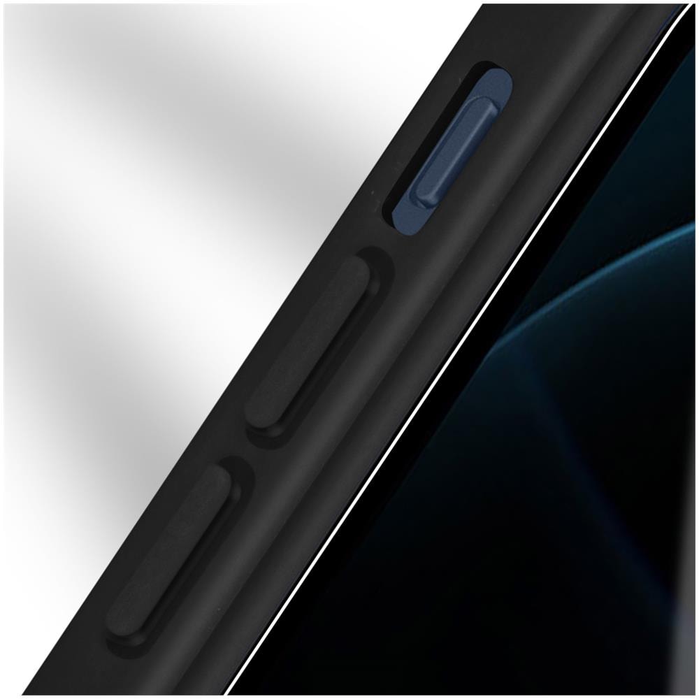 Cover Iphone 12 Pro Retro Plexiglass Fronte Polimero Rinforzata Bordo Nero - Foto 2