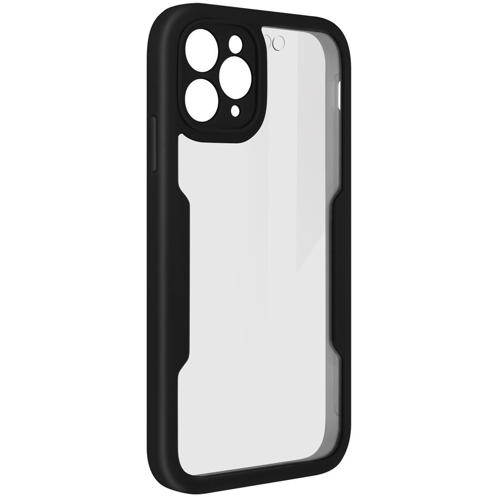 Cover Iphone 12 Pro Retro Plexiglass Fronte Polimero Rinforzata Bordo Nero - Foto 5