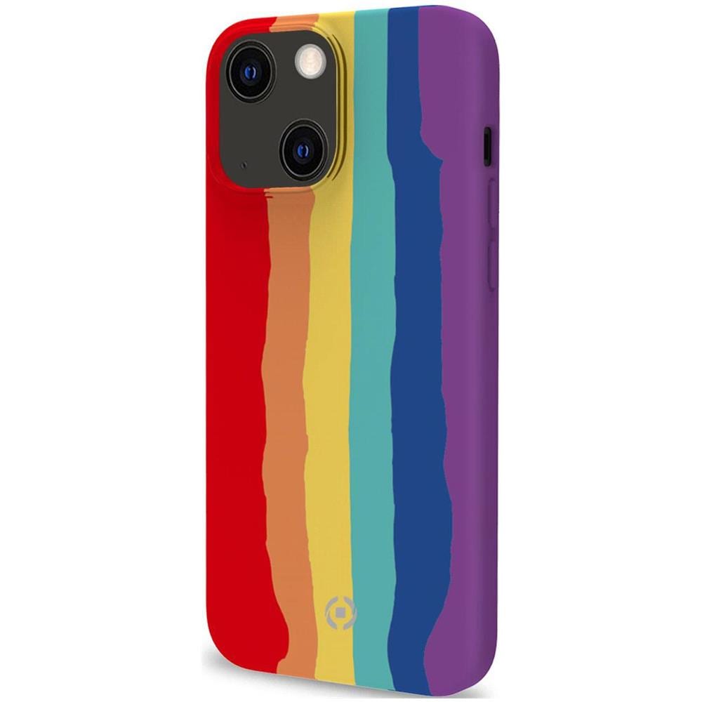 Custodia In Silicone Solido Arcobaleno Per Iphone 13 - Foto 1
