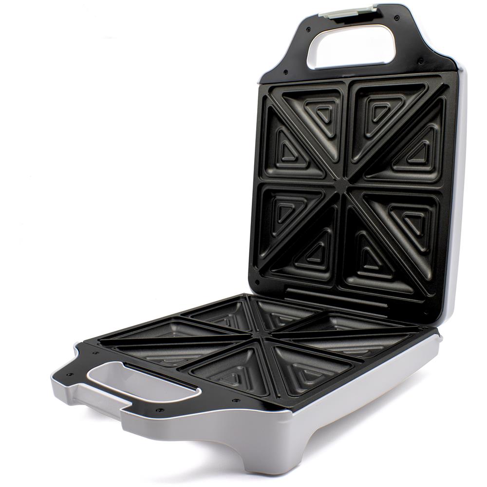 MOP-35 Sandwichmaker per 4 Panini / 8 a Triangolo Potenza 1600 W Colore Bianco - Foto 1