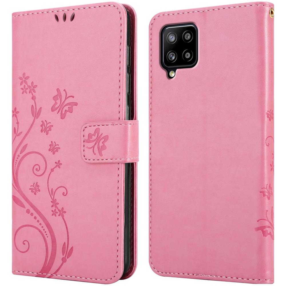 Cadorabo Custodia Compatibile Con Samsung Galaxy A42 / M42 In Rosa Fiore - Coperchio Protettivo In Design Floreale Con Chiusura Magnetica, Funzione Stand E Slot Per Carte - Foto 8