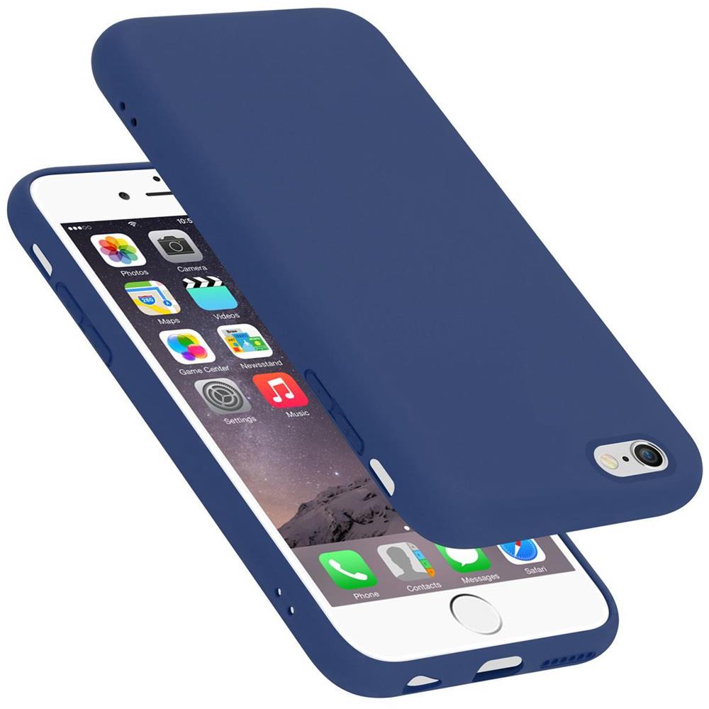 Custodia Compatibile Con Apple Iphone 6 Plus In Liquid Blu - Coperchio Protettivo In Silicone Tpu Flessibile - Foto 1