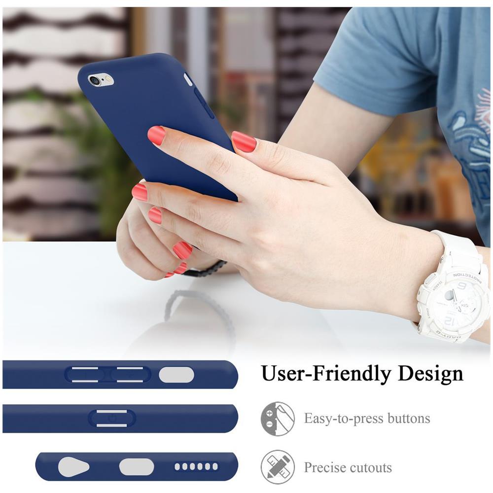 Custodia Compatibile Con Apple Iphone 6 Plus In Liquid Blu - Coperchio Protettivo In Silicone Tpu Flessibile - Foto 7