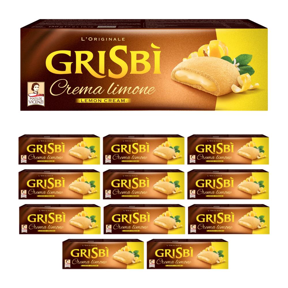 Grisbi Lemon Cream Ripieno Con Crema Al Limone 12 Pezzi Da 150 Gr - Foto 1