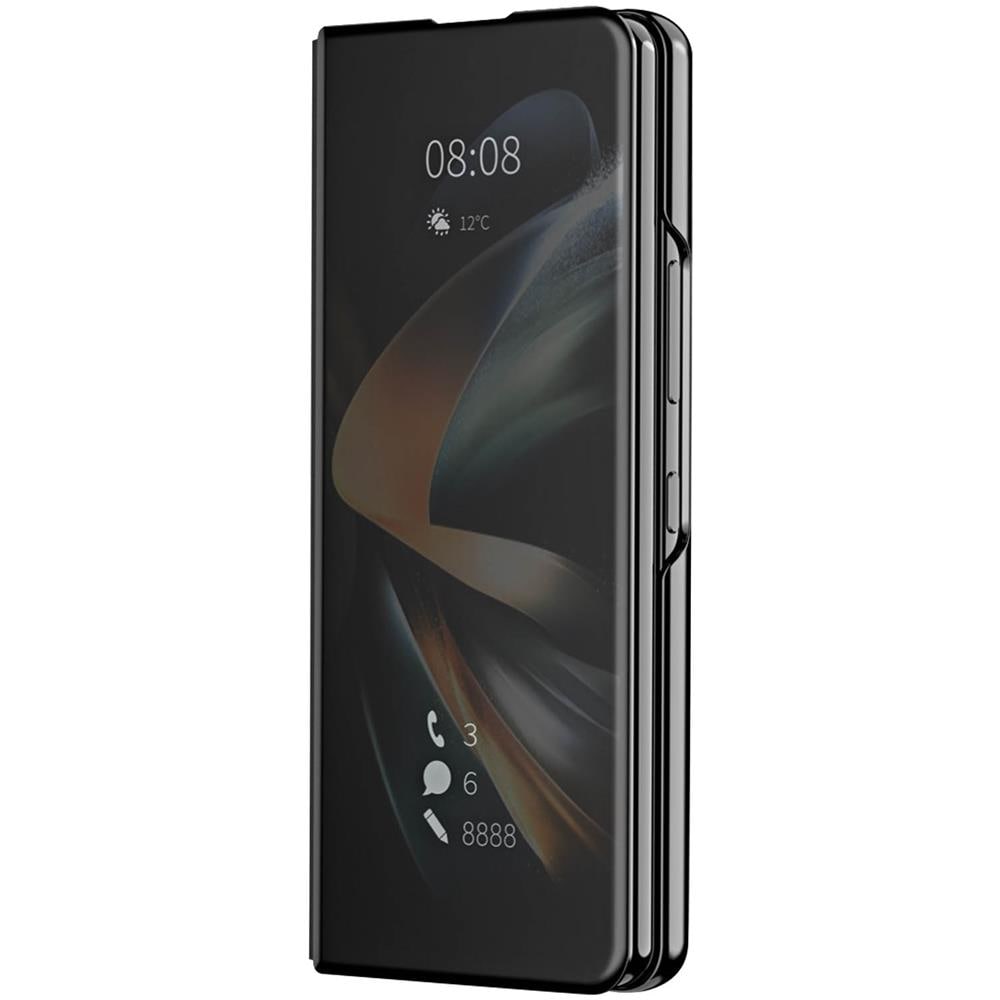 Cover Clear View Samsung Galaxy Z Fold4 Funzione Supporto Video Nera - Foto 1