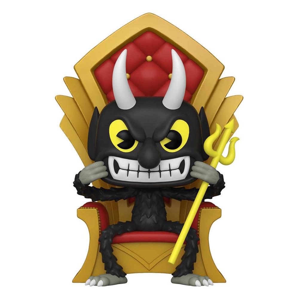 Cuphead Pop! Deluxe Vinyl Figure Devil In Chair 9 Cm - Foto 1