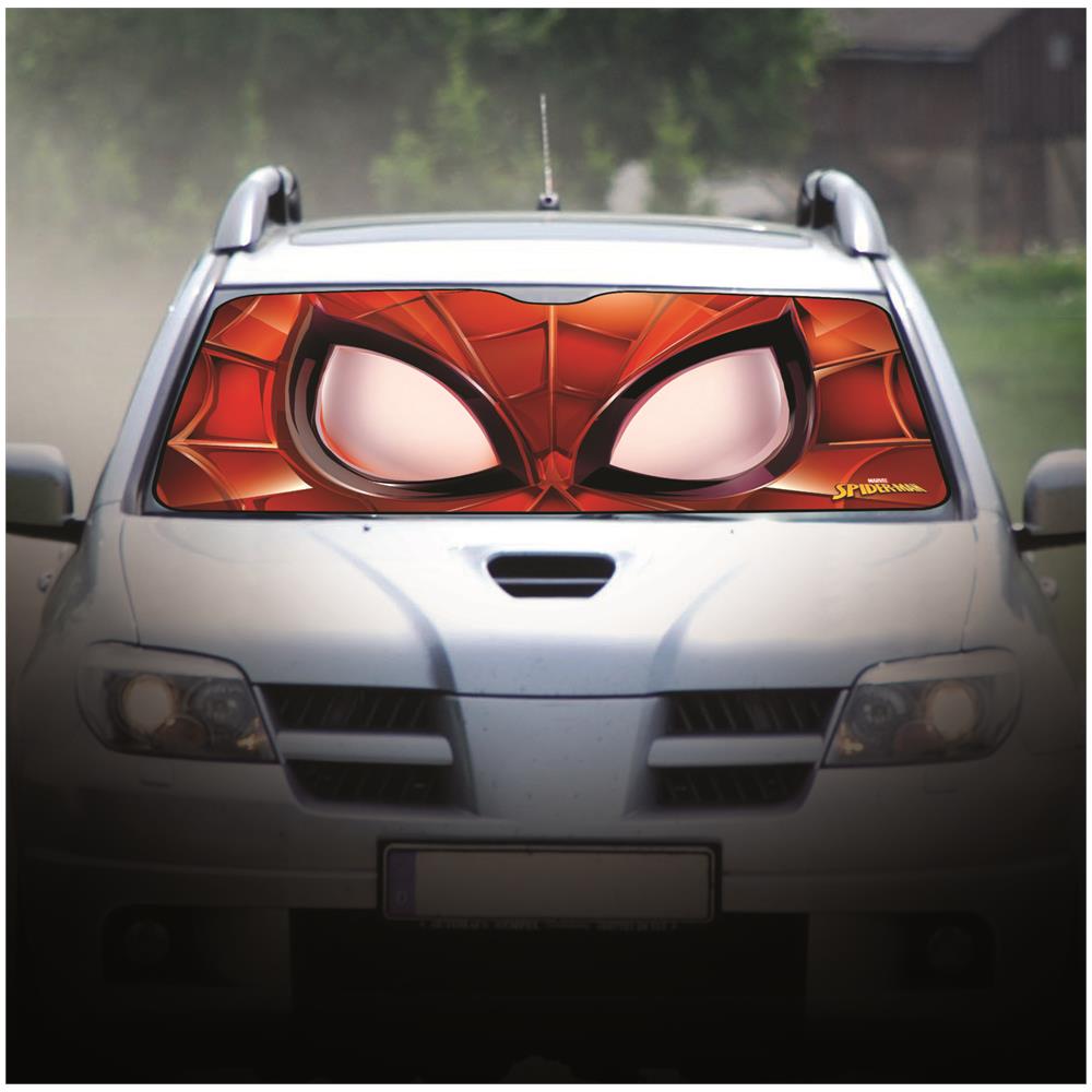 Parasole Anteriore Parabrezza Auto Suv 150x80 Cm Spiderman Uomo Ragno Supereroe - Foto 2