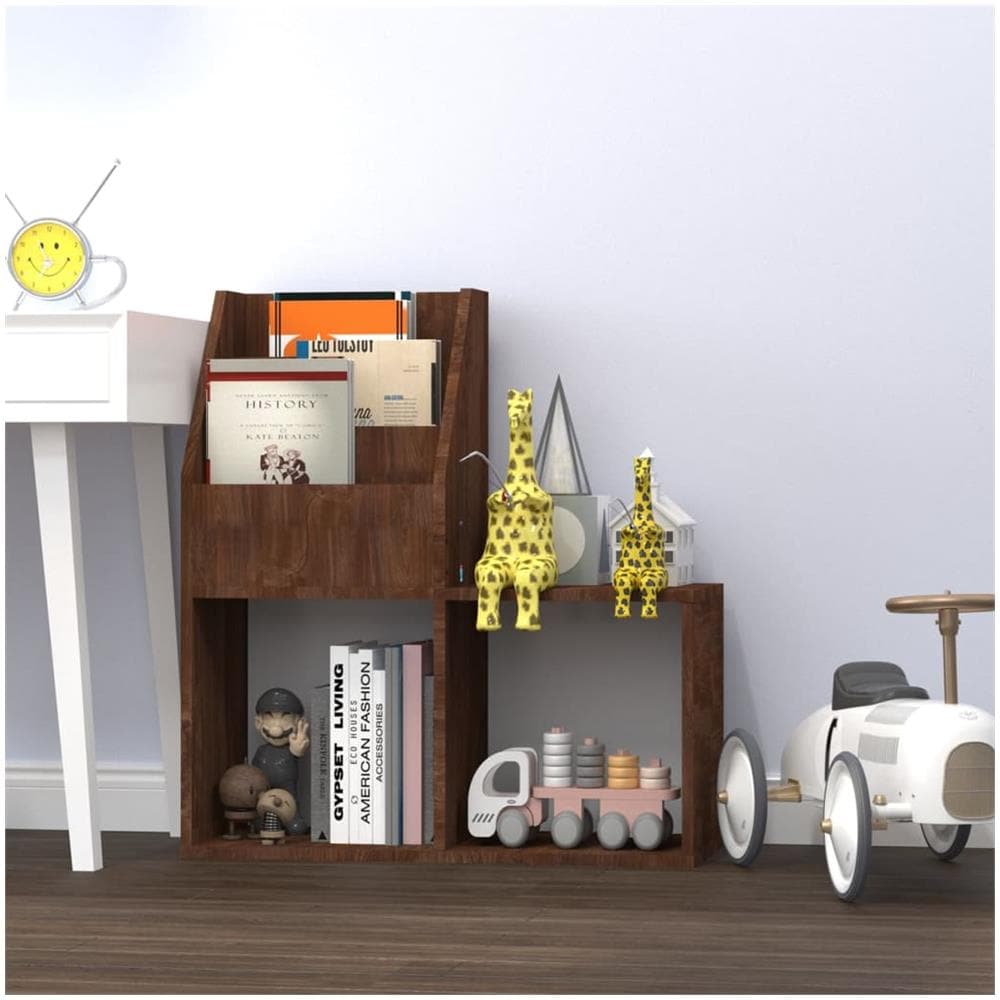 Portariviste Per Bambini Rovere Marrone 71x30x78,5cm Legno - Foto 1