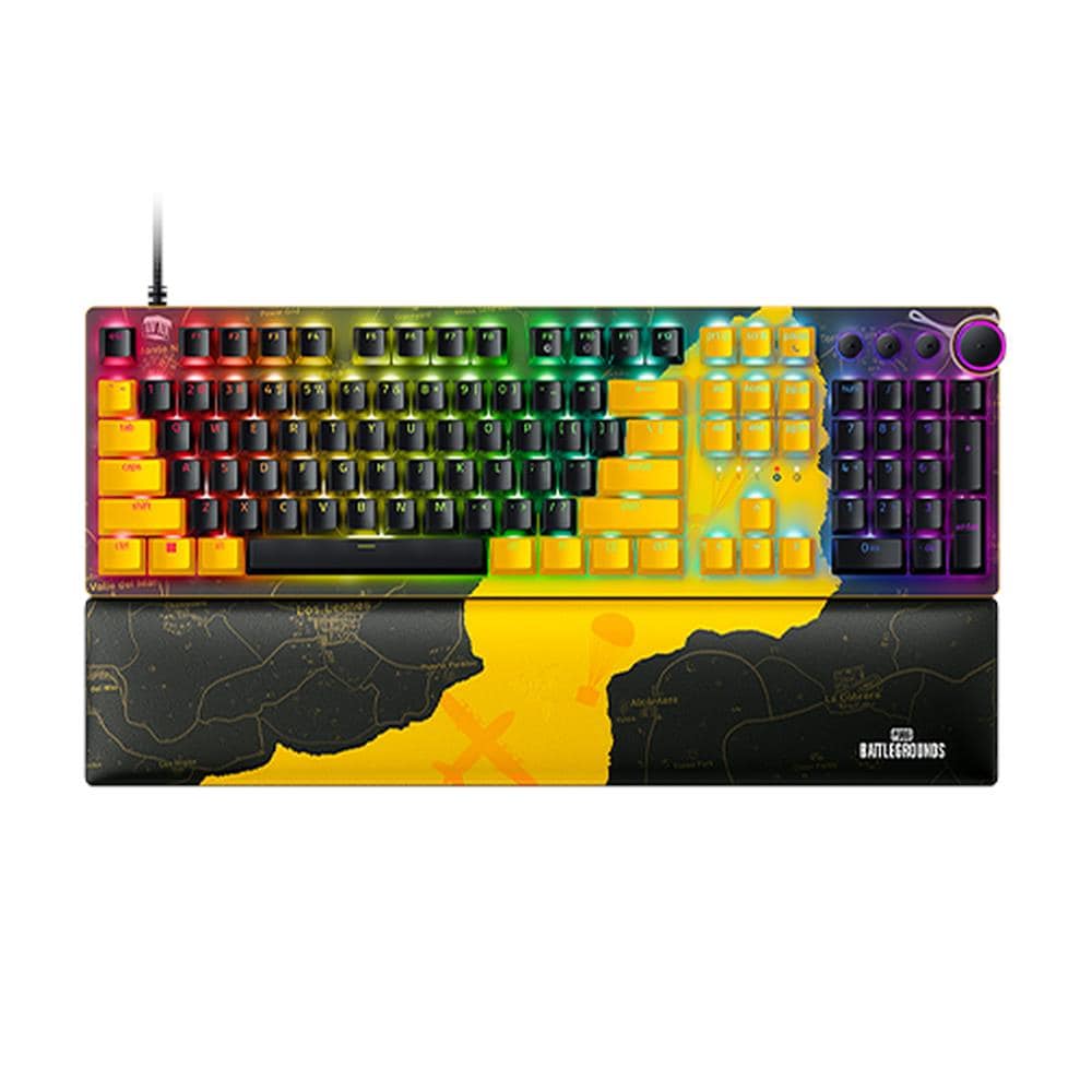 Huntsman V2, PUBG: BATTLEGROUNDS Edition tastiera Gaming USB QWERTY Inglese US Nero, Giallo - Foto 1