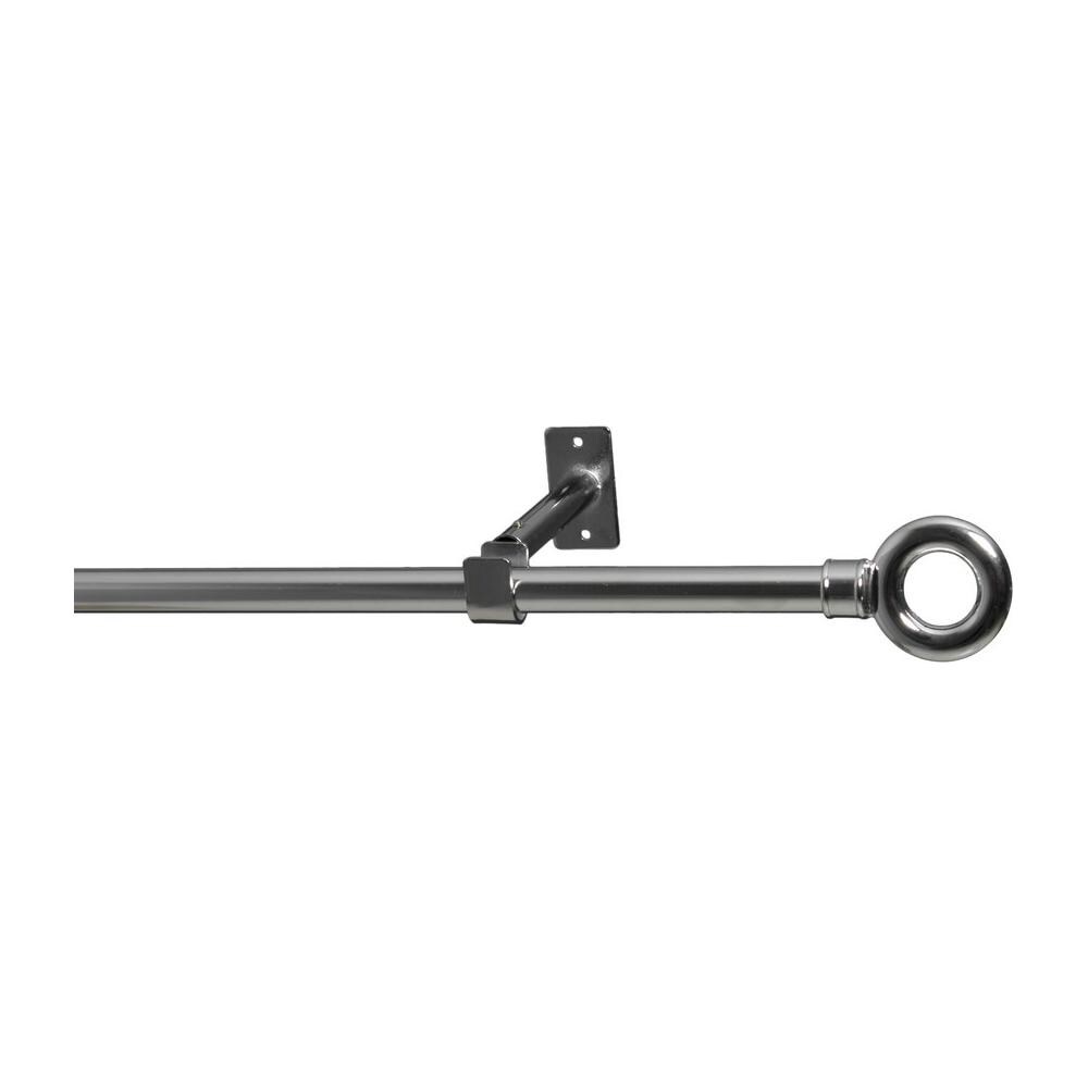 Kit Estensibile Tenda, Finale Ring, Ø16/19 Mm, 120/210 Cm Cromato - Foto 3