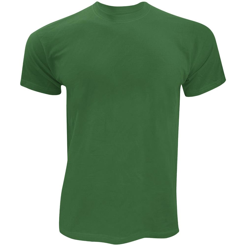 Screen Stars Maglia Tinta Unita 100% Cotone Uomo (l) (verde Bottiglia) - Foto 1