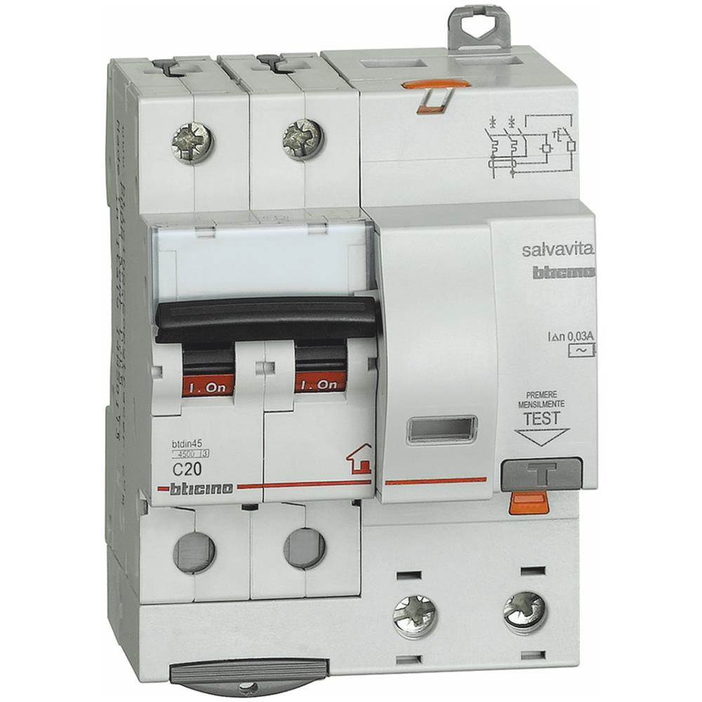 Magn Diff Ac 2p 20a 4,5ka 30ma - Foto 1