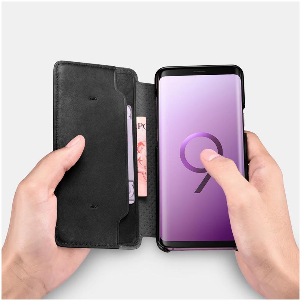 Samsung Galaxy S9 Più Caso Folio Series 2 In 1 In Pelle Staccabile Distinguished Deluxe Red - Foto 2