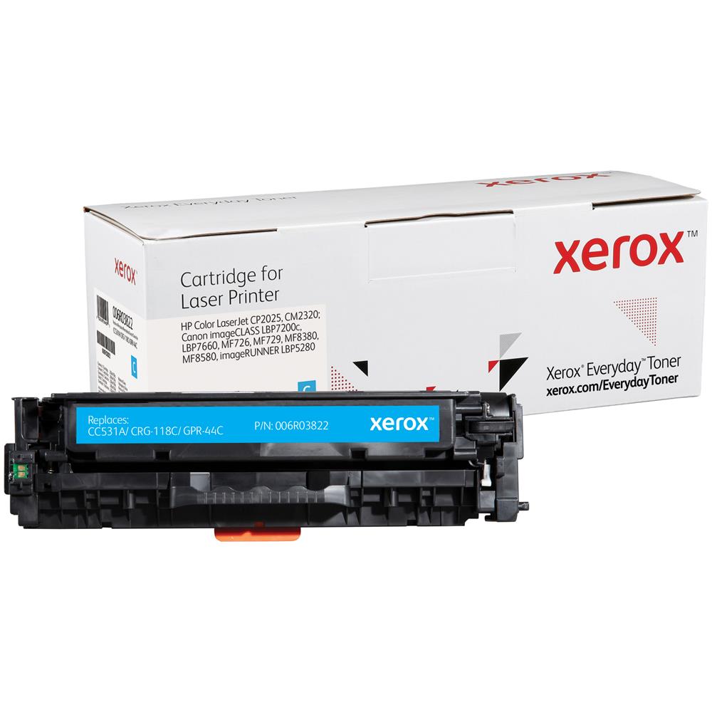 TONER COMPATIBILE - Everyday Ciano con HP 304A (CC531A/ CRG-118C/ GPR-44C) - Foto 1