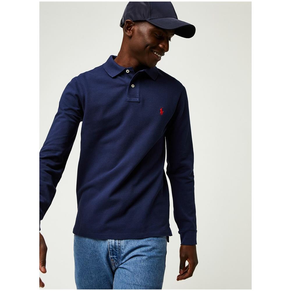 Polo Lunga Navy M - Foto 1